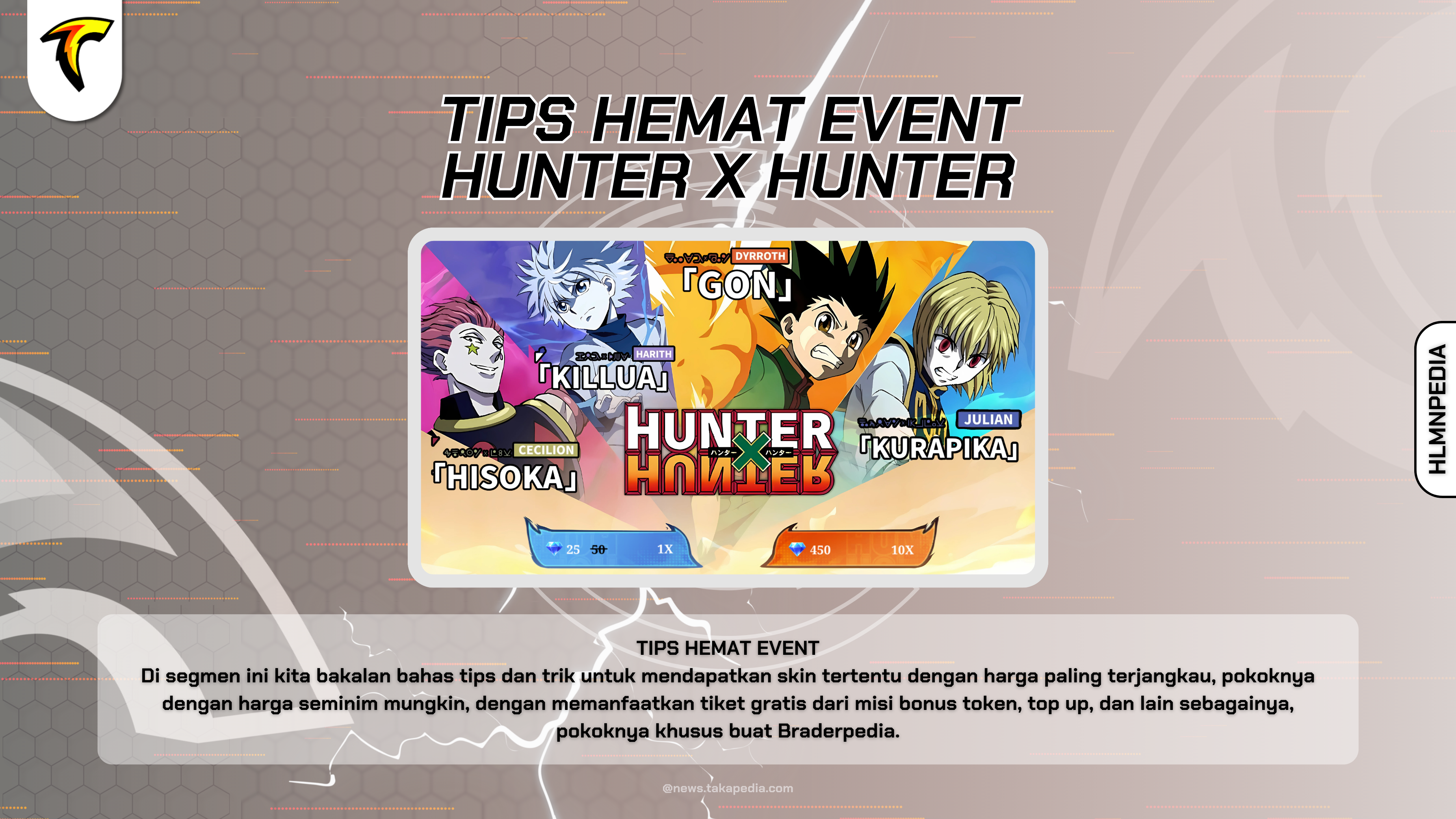 Tips Hemat Event MLBB X Hunter x Hunter